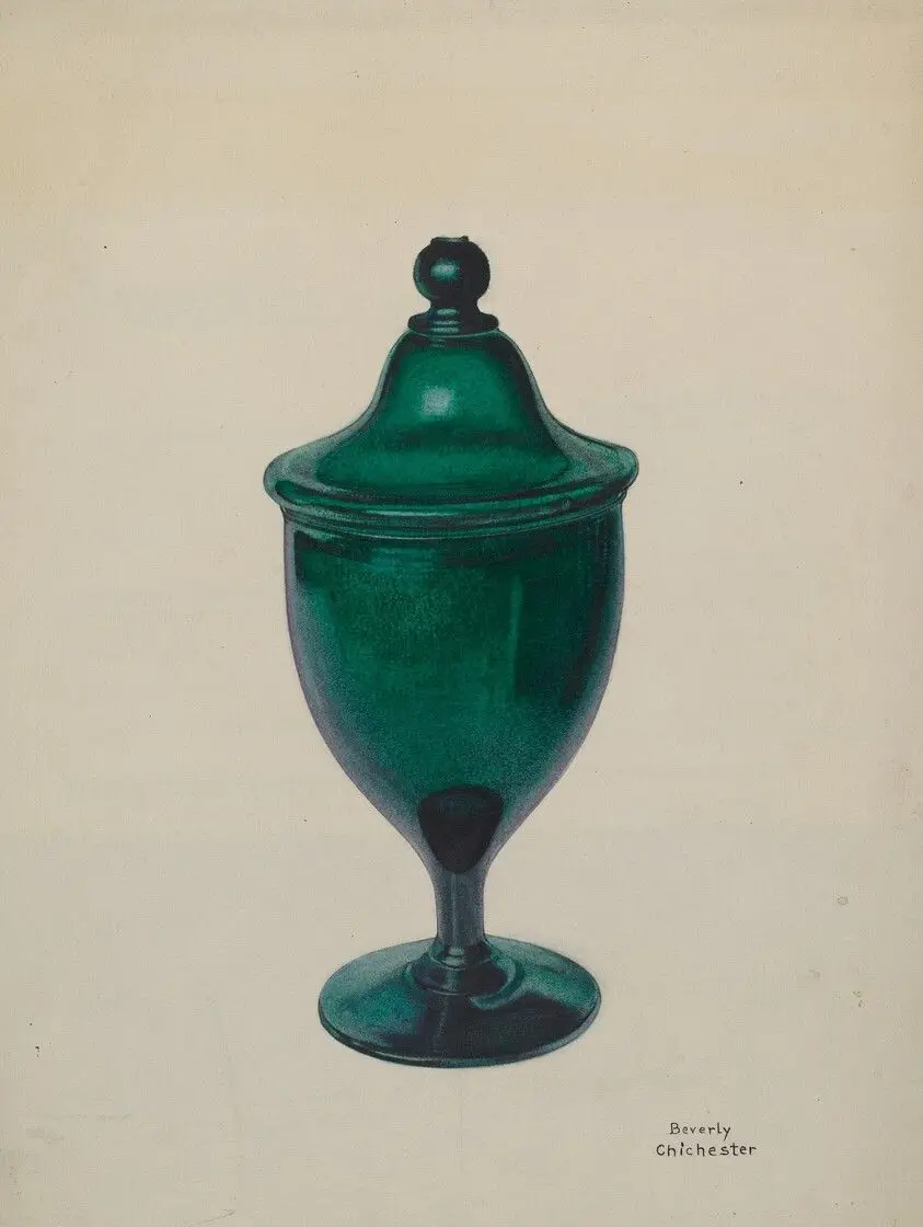 Covered Compote by Chichester, Beverly