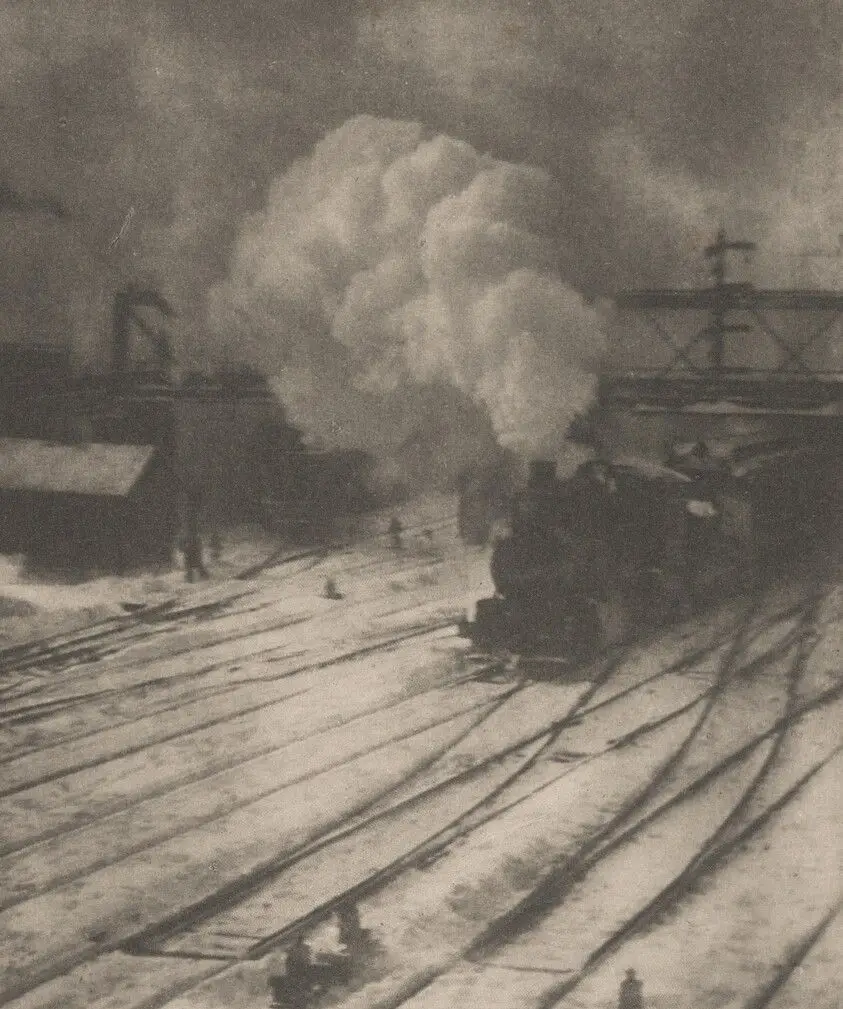 New York Central Yard by Stieglitz, Alfred