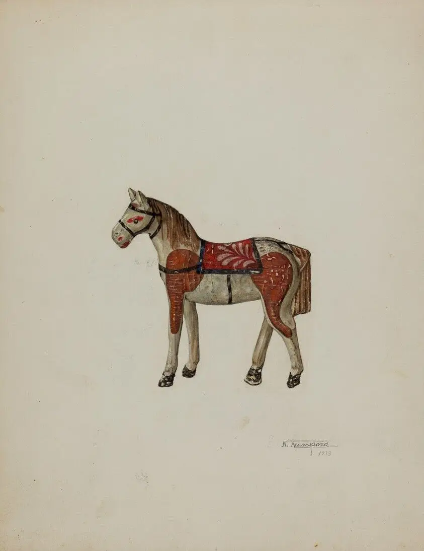 Toy Shetland Pony by Acampora, Nicholas