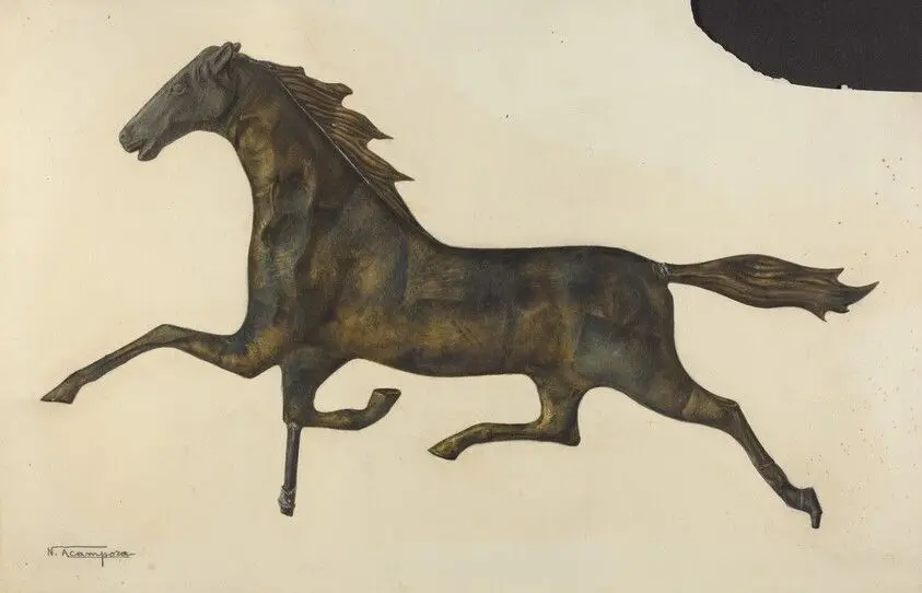 Weather Vane Finial by Acampora, Nicholas