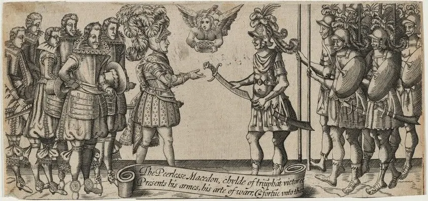 Alexander the Great Receiving a Sword (?) by Unknown 19th Century