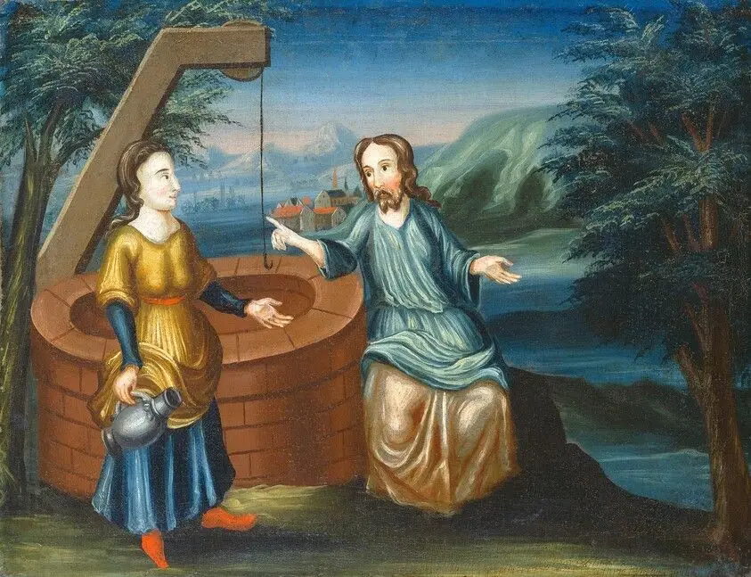 Christ and the Woman of Samaria by American 18th Century