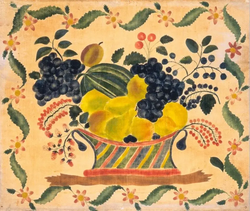 Basket of Fruit by American 19th Century