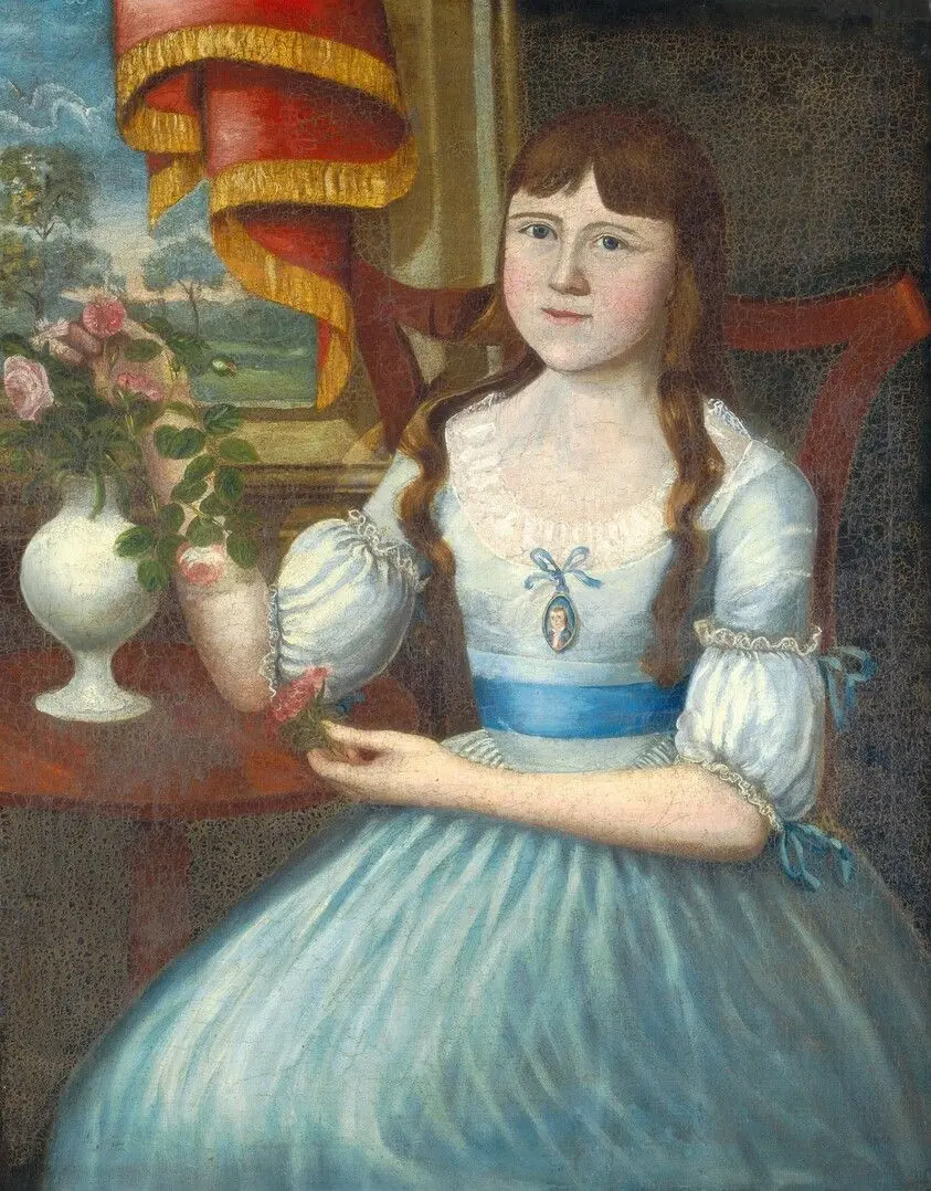 Miss Daggett of New Haven, Connecticut (possibly Amelia Martha) by American 18th Century