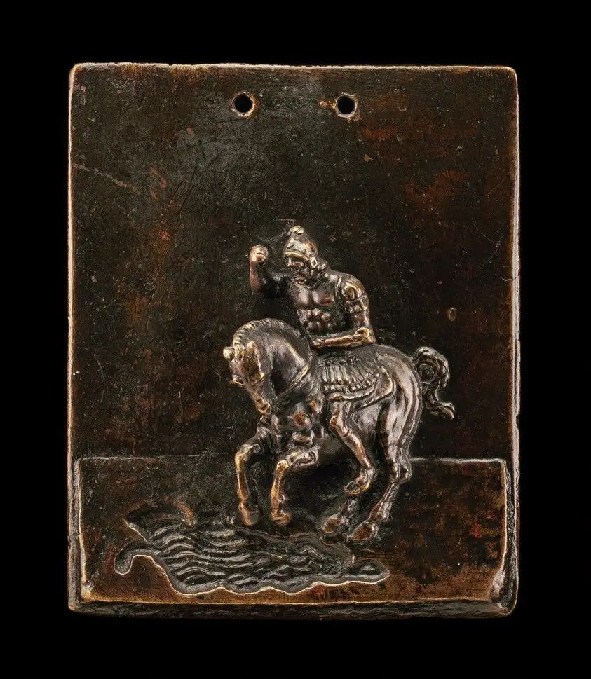 Death of Marcus Curtius by Briosco, called Riccio, Andrea