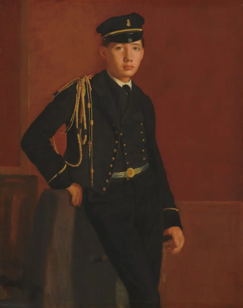 Achille De Gas in the Uniform of a Cadet by Degas, Edgar