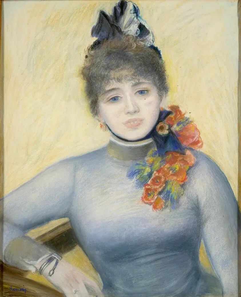 Caroline Rémy ("Séverine") by Renoir, Auguste