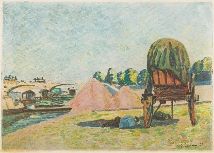 Landscape by Guillaumin, Jean-Baptiste-Armand