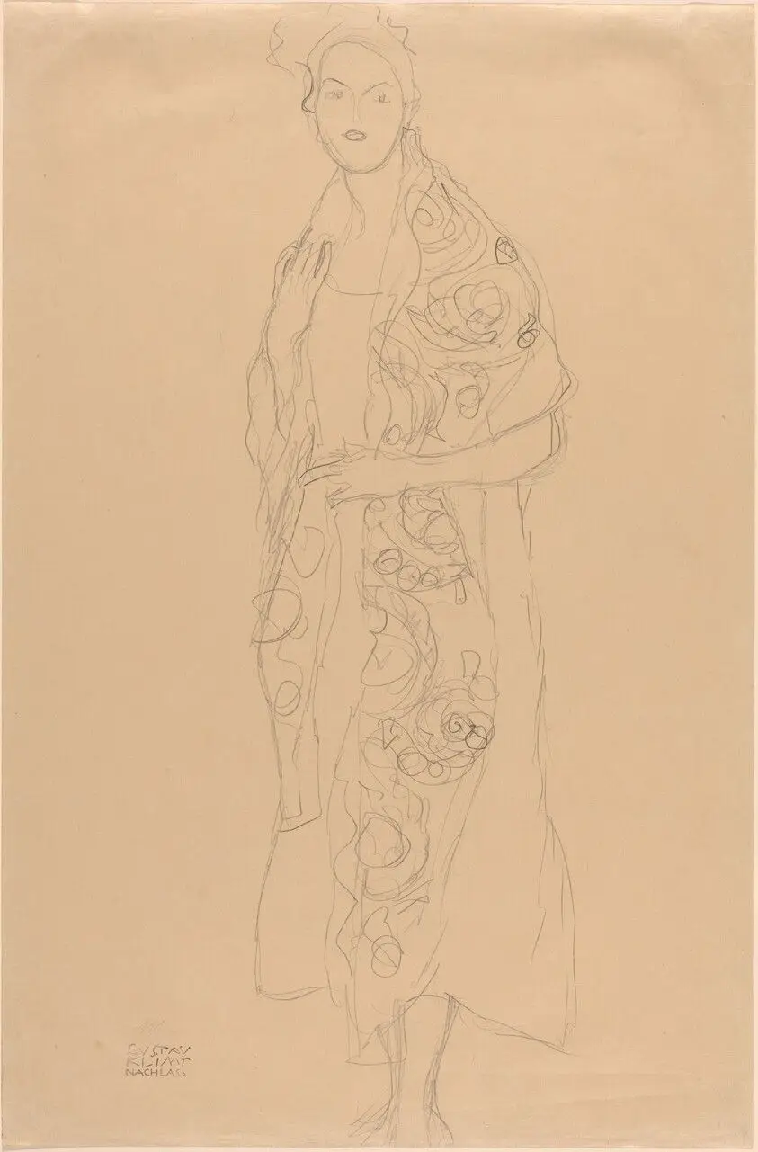 Portrait of a Woman by Klimt, Gustav