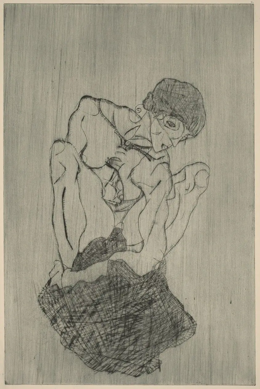 Kummernis (Sorrow) by Schiele, Egon