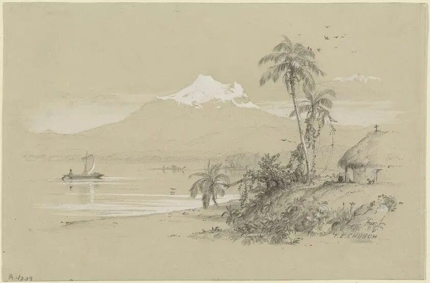 Magdalena River, New Granada, Equador by Church, Frederic Edwin