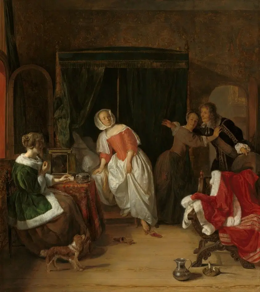 The Intruder by Metsu, Gabriel