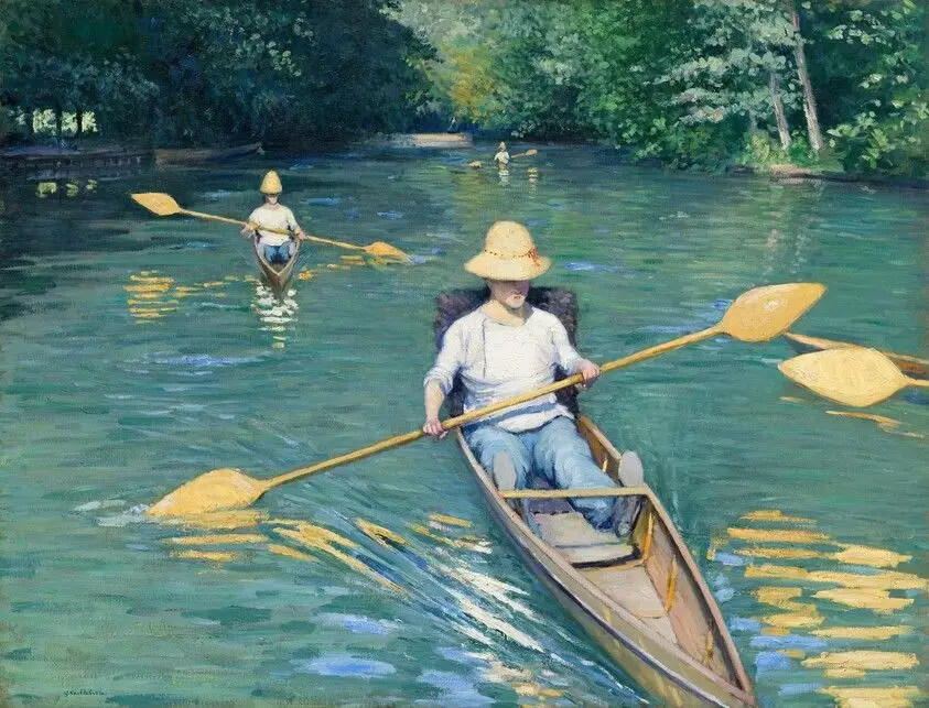 Skiffs by Caillebotte, Gustave