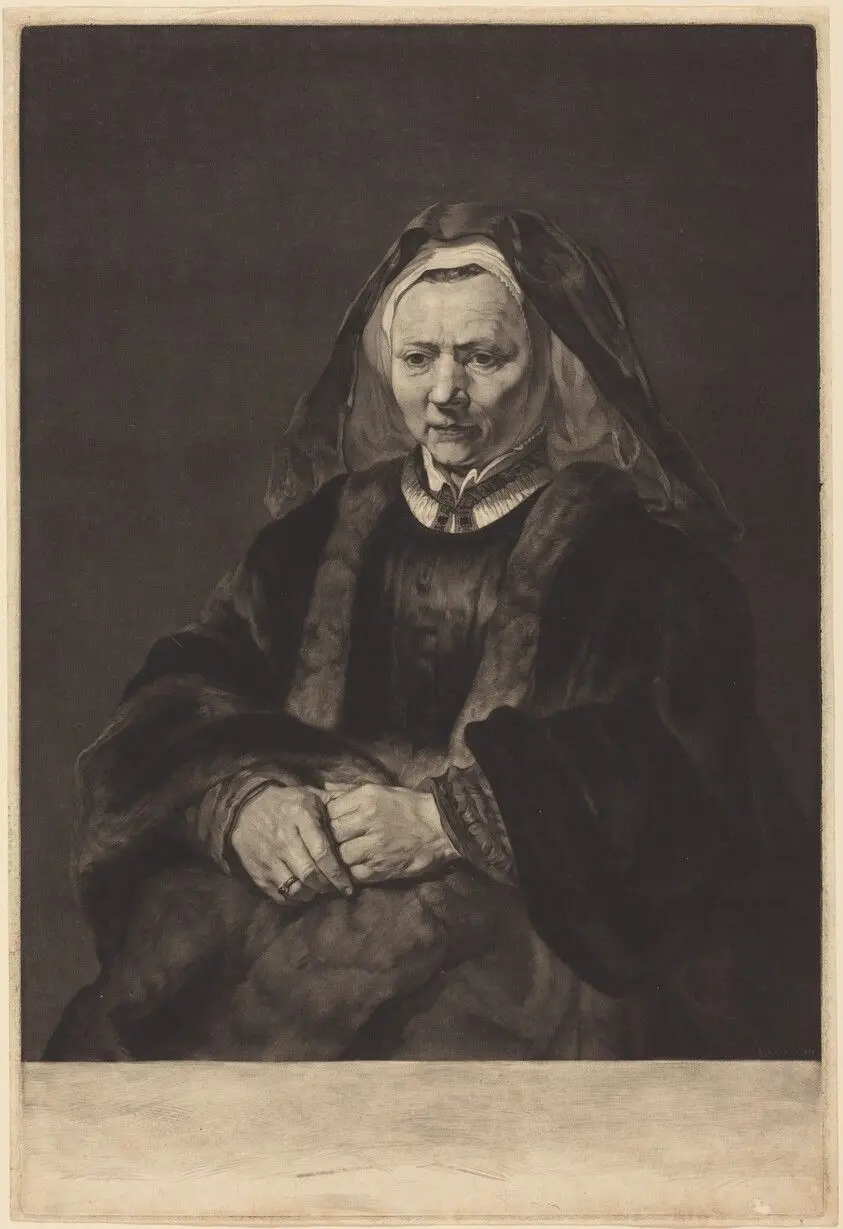 Rembrandt's Wife by Earlom, Richard