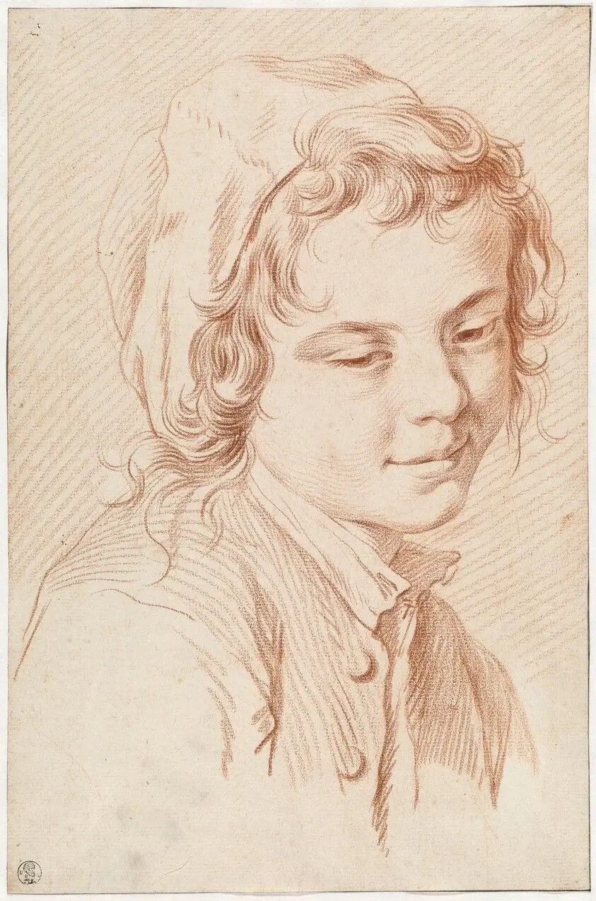 Head of a Boy by Bouchardon, Edme