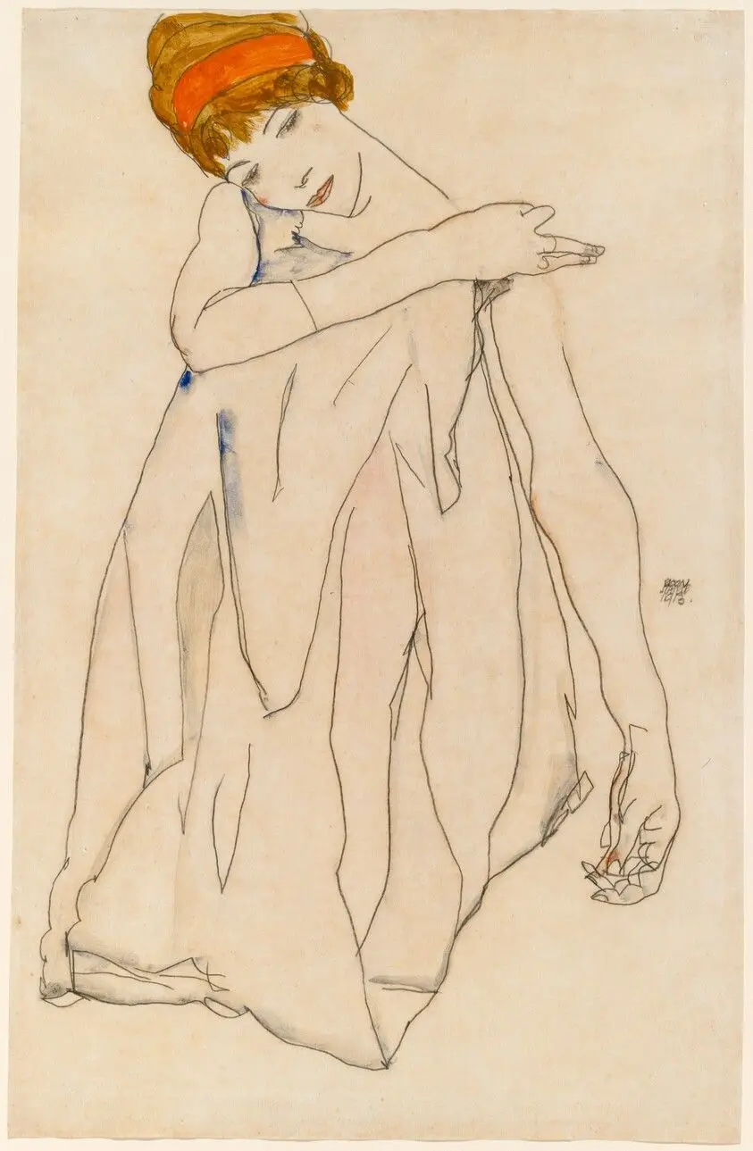 Dancer (Die Tänzerin) by Schiele, Egon