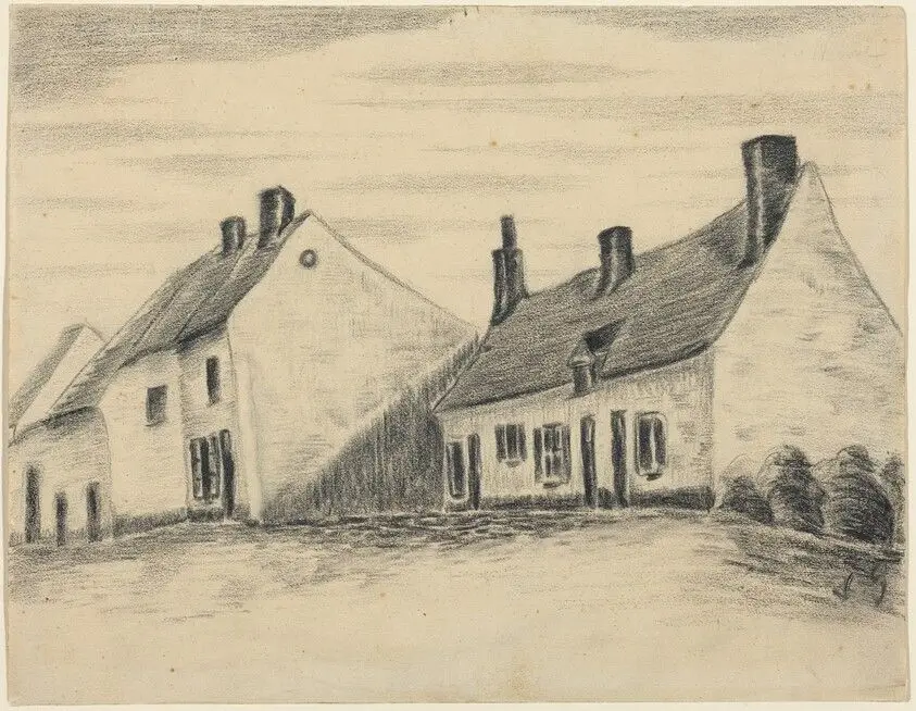 The Zandmennik House by Gogh, Vincent van