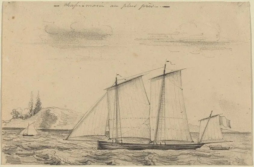 Chasse-maree au plus pres by Meryon, Charles