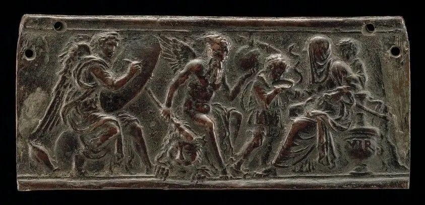 Allegory of Fate by Briosco, called Riccio, Andrea