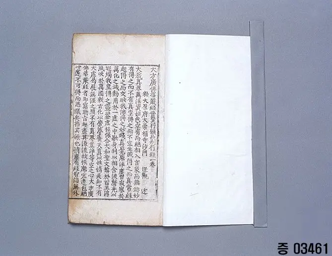 Commentary on the Avatamsaka Sutra (The Flower Garland Sutra) - A Book Annotated by Buddhist Monk Chengguan During the Goryeo Period by Unknown artist