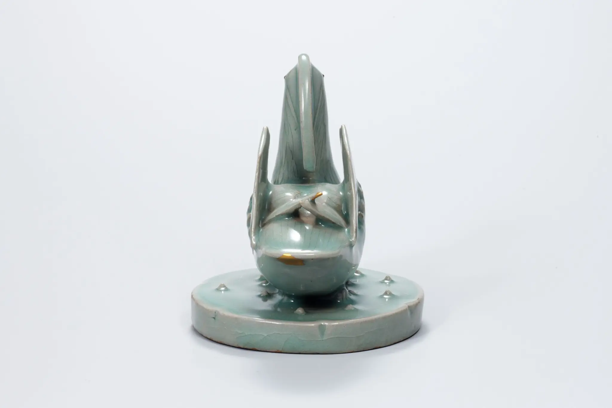 Celadon Incense Burner Lid by Unknown artist