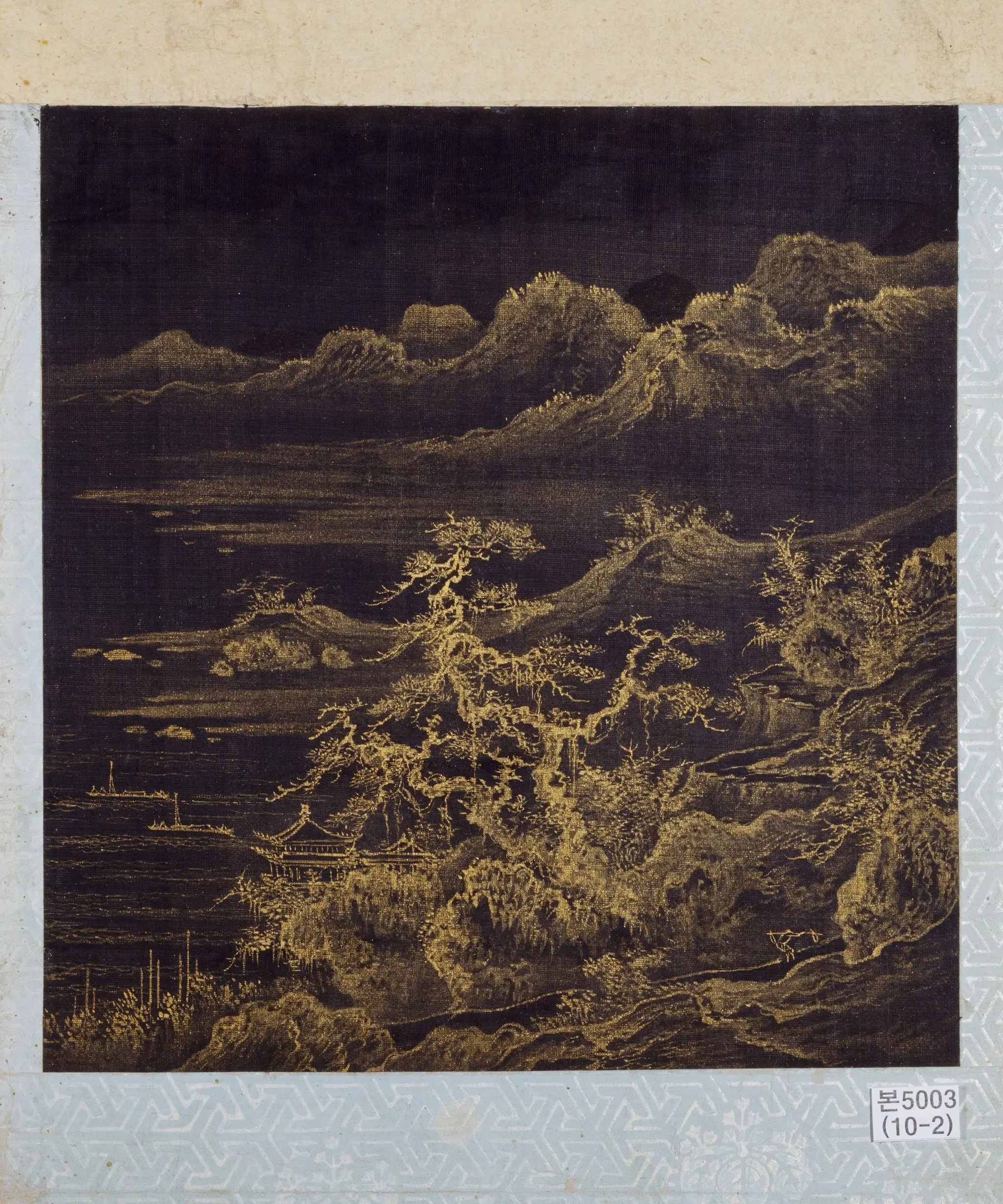 Album of Gold-painted Landscape by Yen Dam(蓮潭)