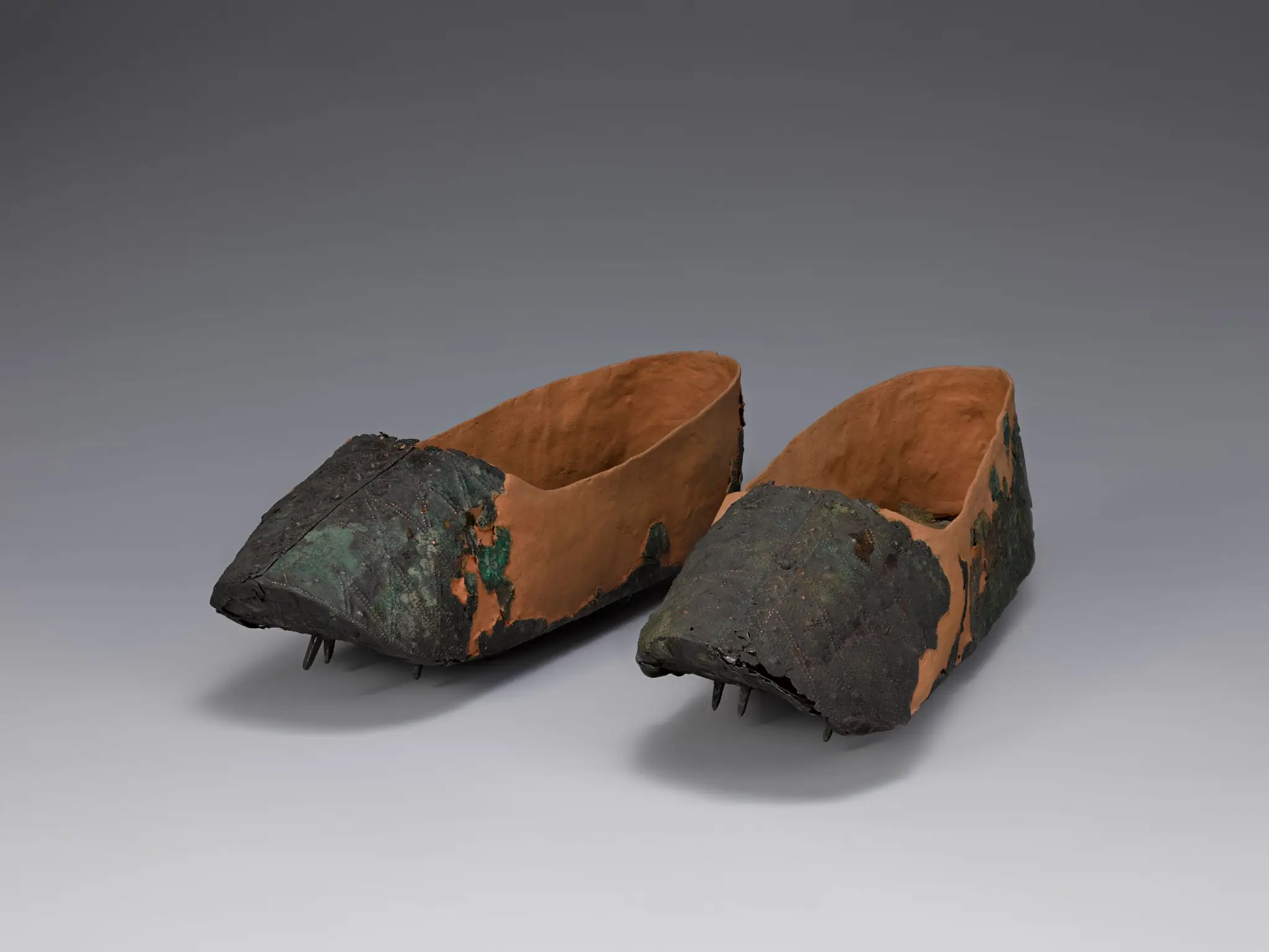 Gilt-bronze Shoes by Unknown artist