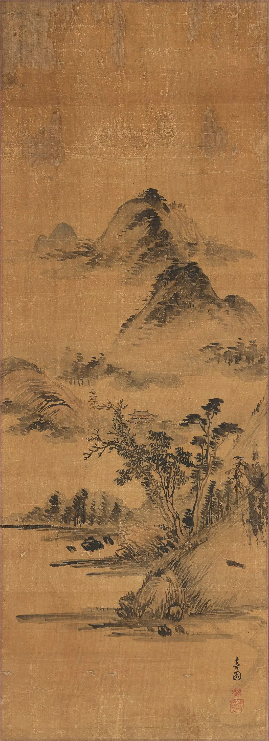 Autumn Landscape by Yi Han-cheol