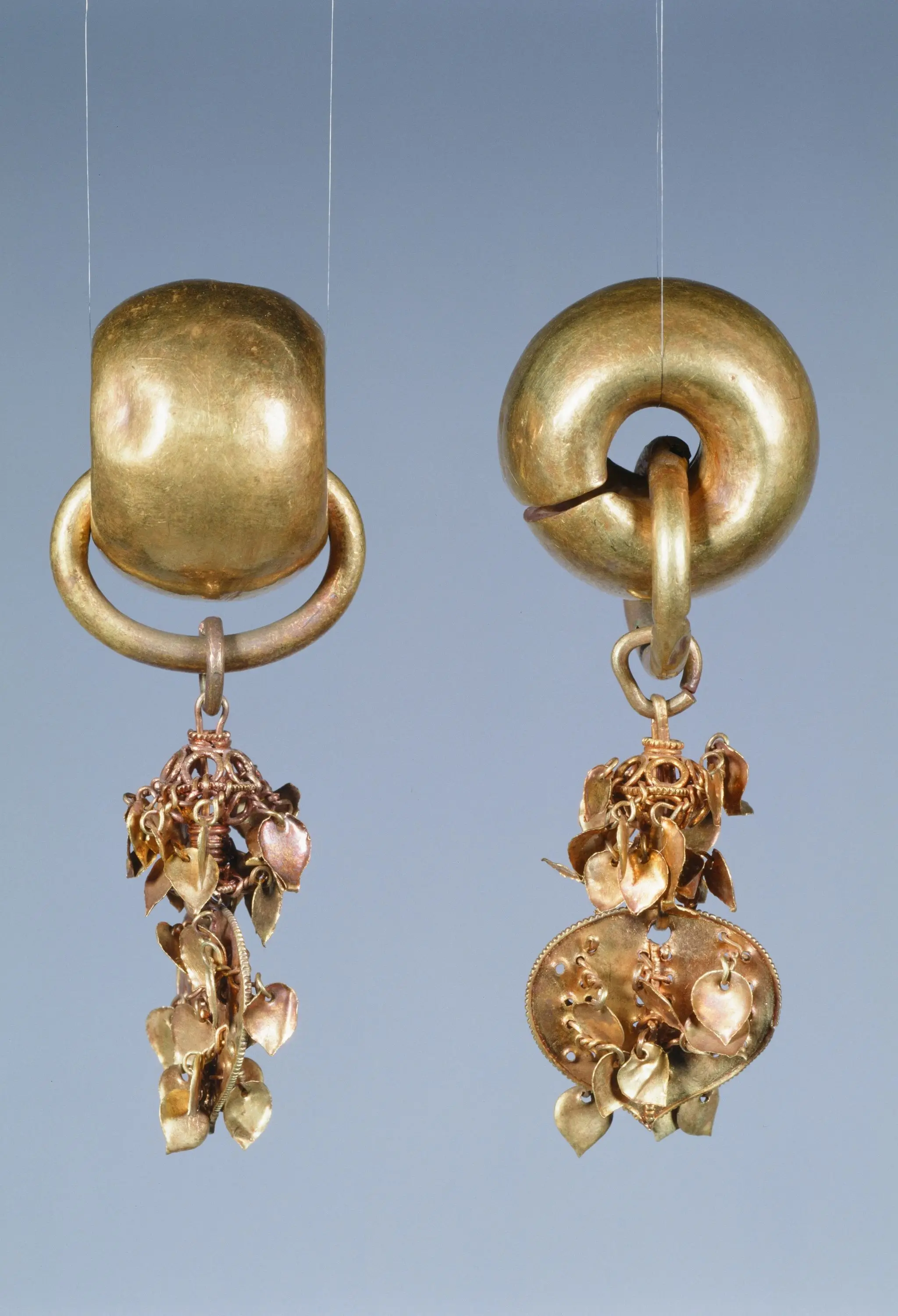 Gold Earrings by Unknown artist
