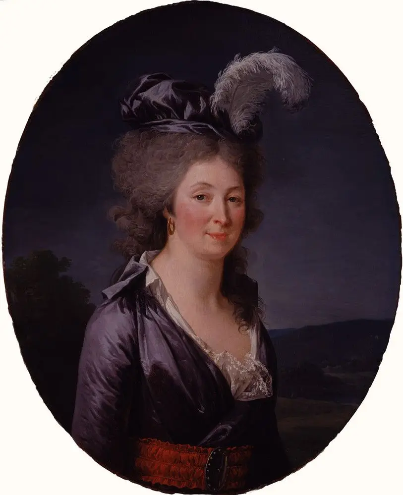 Portrait of a Woman (Presumed Portrait of the Marquise de Lafayette) by Adélaïde Labille-Guiard