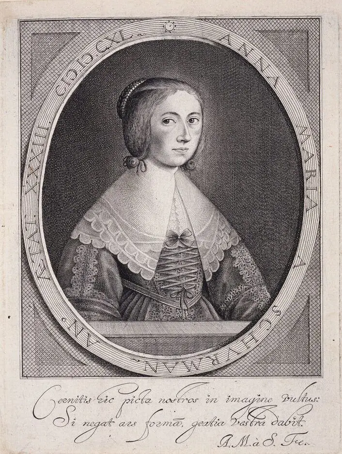 Self-Portrait by Anna Maria van Schurman