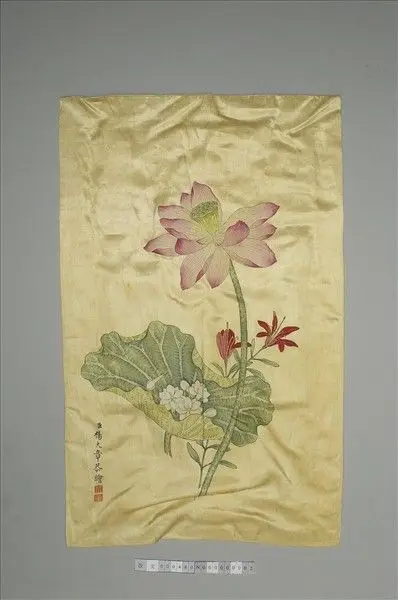 Painting of lotus by Unknown artist