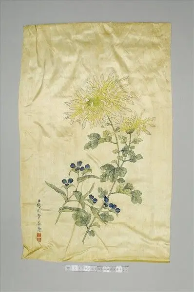 Painting of chrysanthemum by Unknown artist
