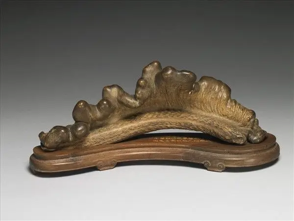 Antler brush rest by Unknown artist