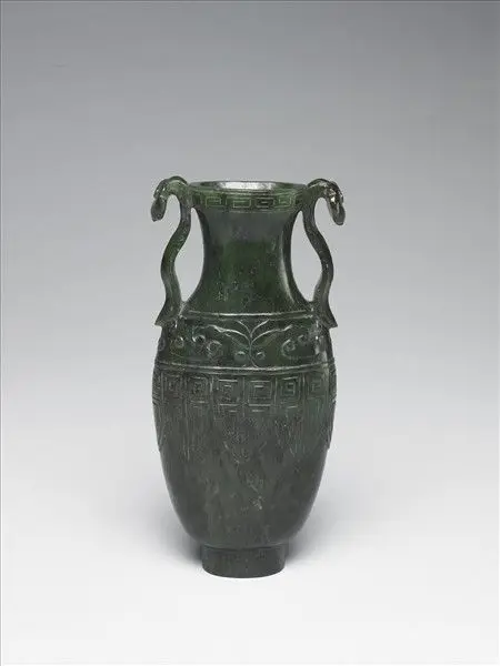 Jade vase by Unknown artist