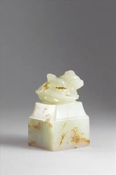 Jade seal inscribed with "Huayu wanfang" by Unknown artist