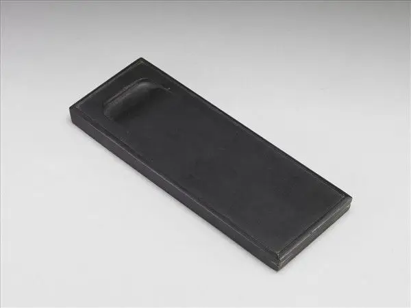 Inkstone with container for winter use by Unknown artist