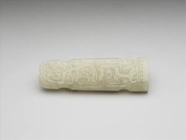 Jade brush rest by Unknown artist