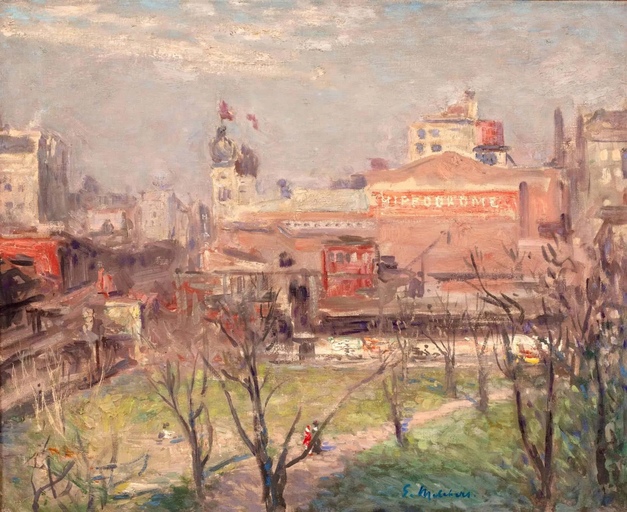 New York Hippodrome by Gari Melchers