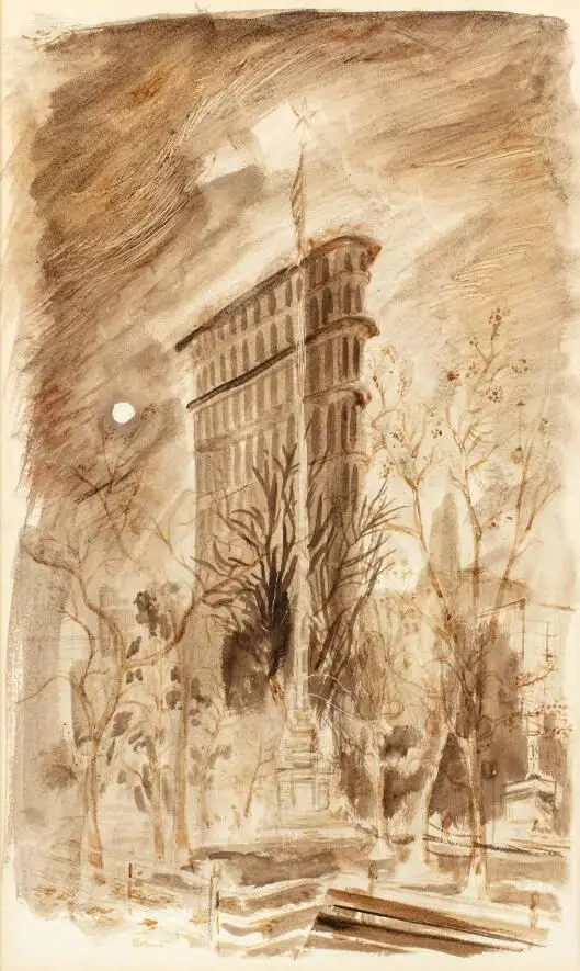 Monument, Madison Square Park by Aaron Bohrod