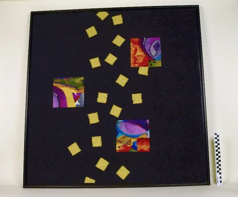 Urban Galaxy 2, Tapestry by Ramona Sakiestewa