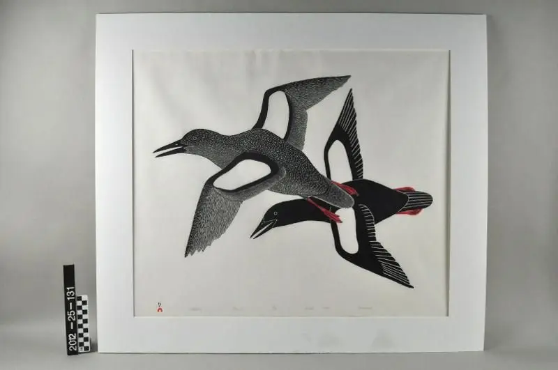 Niviuturg, Print by Kananginak Pootoogook