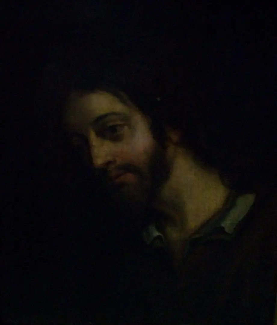 Estudo de cabeça masculina by Autoria não identificada ;