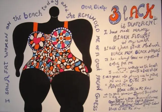 Black is Different by Niki de Saint-Phalle