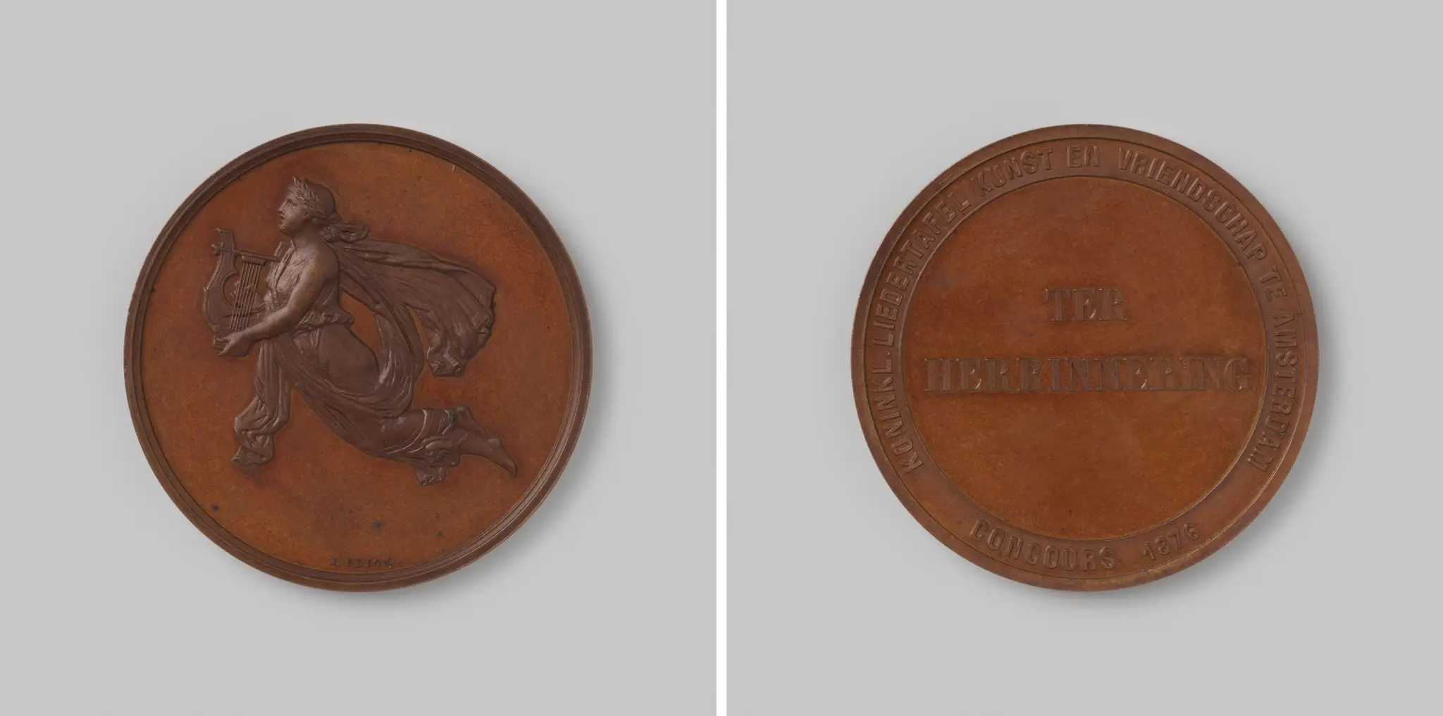 Concours van de Koninklijke Liedertafel "Kunst en Vriendschap" te Amsterdam 1876 by Jacob Samuel Cohen Elion