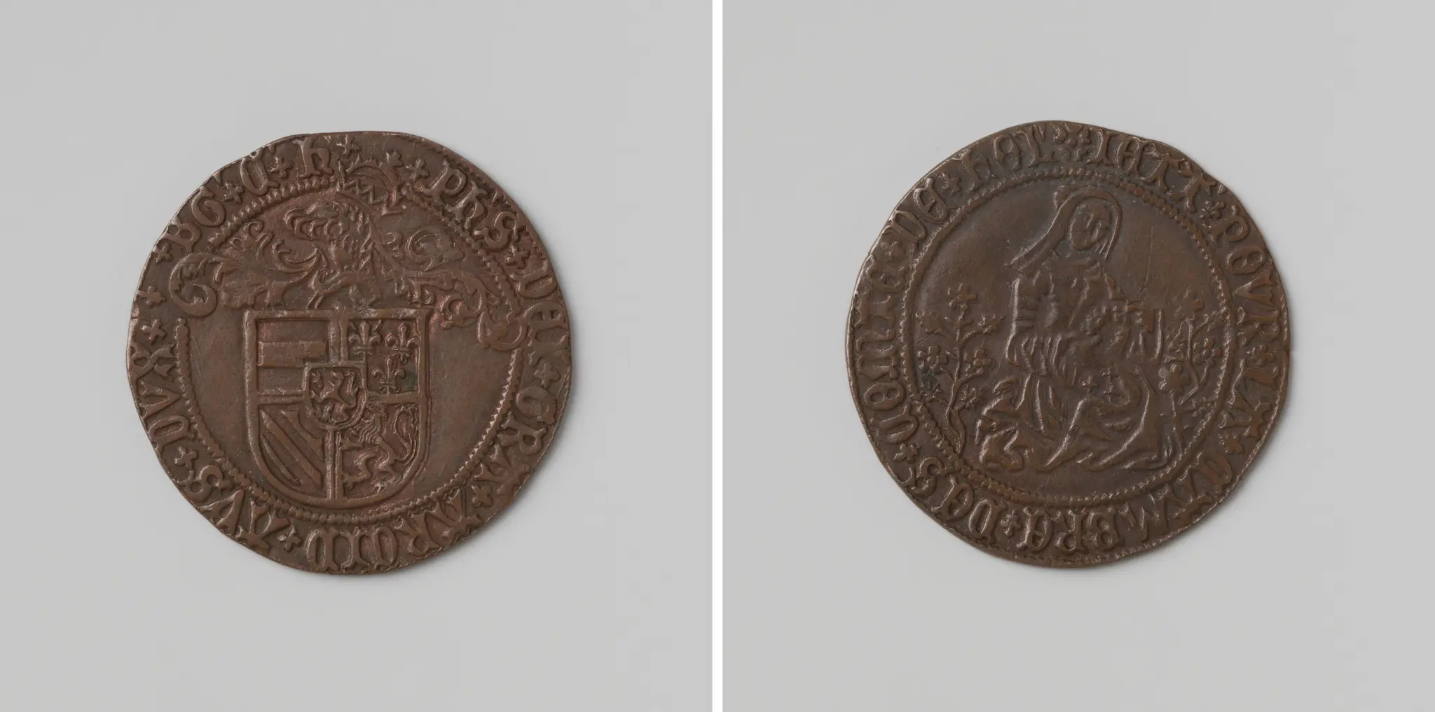 Philips de Schone, hertog van Bourgondië, ingehuldigd als graaf van Holland, rekenpenning van de rekenkamer van Holland by anonymous