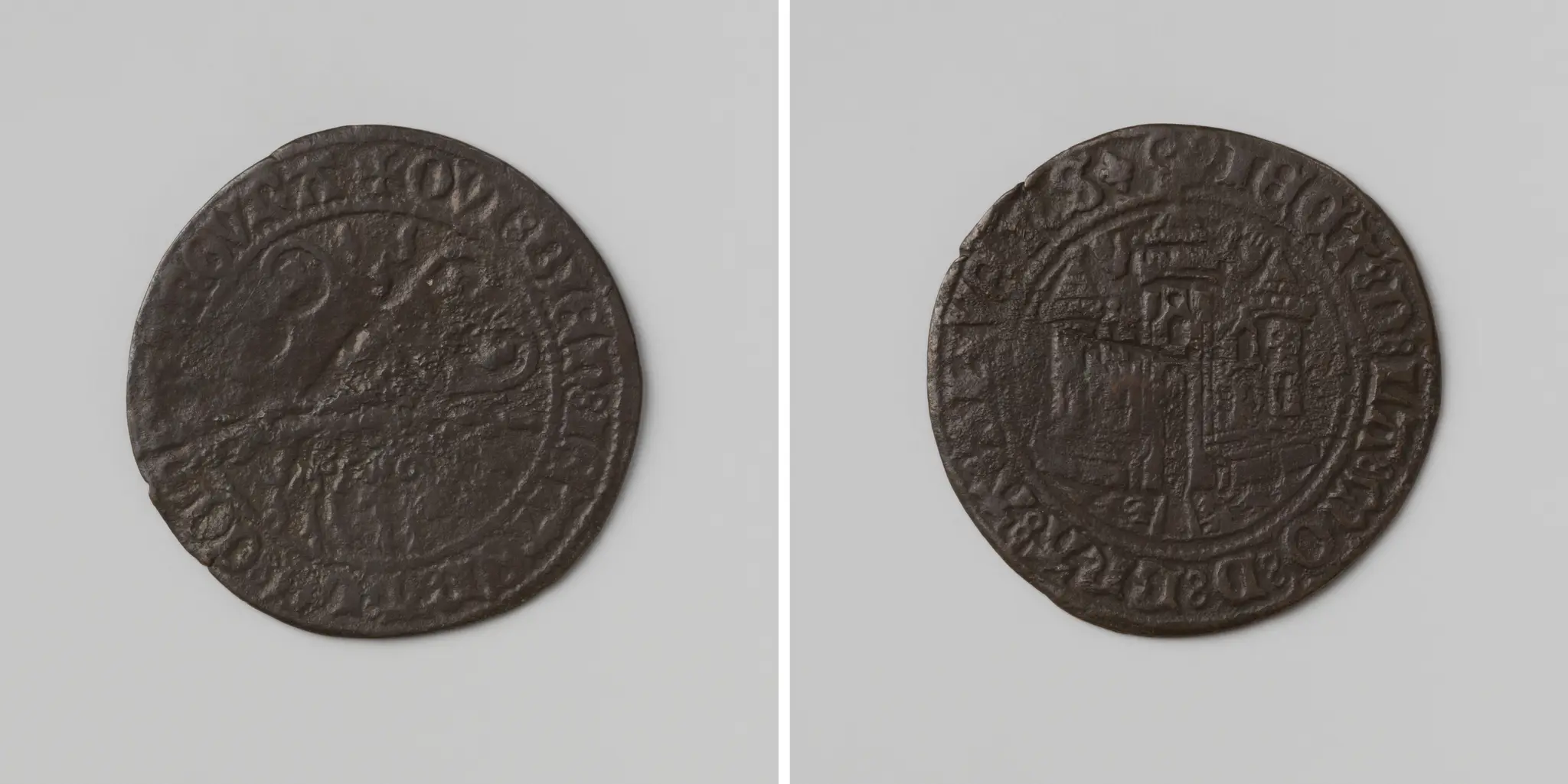 Karel de Stoute, hertog van Bourgondie, rekenpenning van het hertogdom Brabant by anonymous