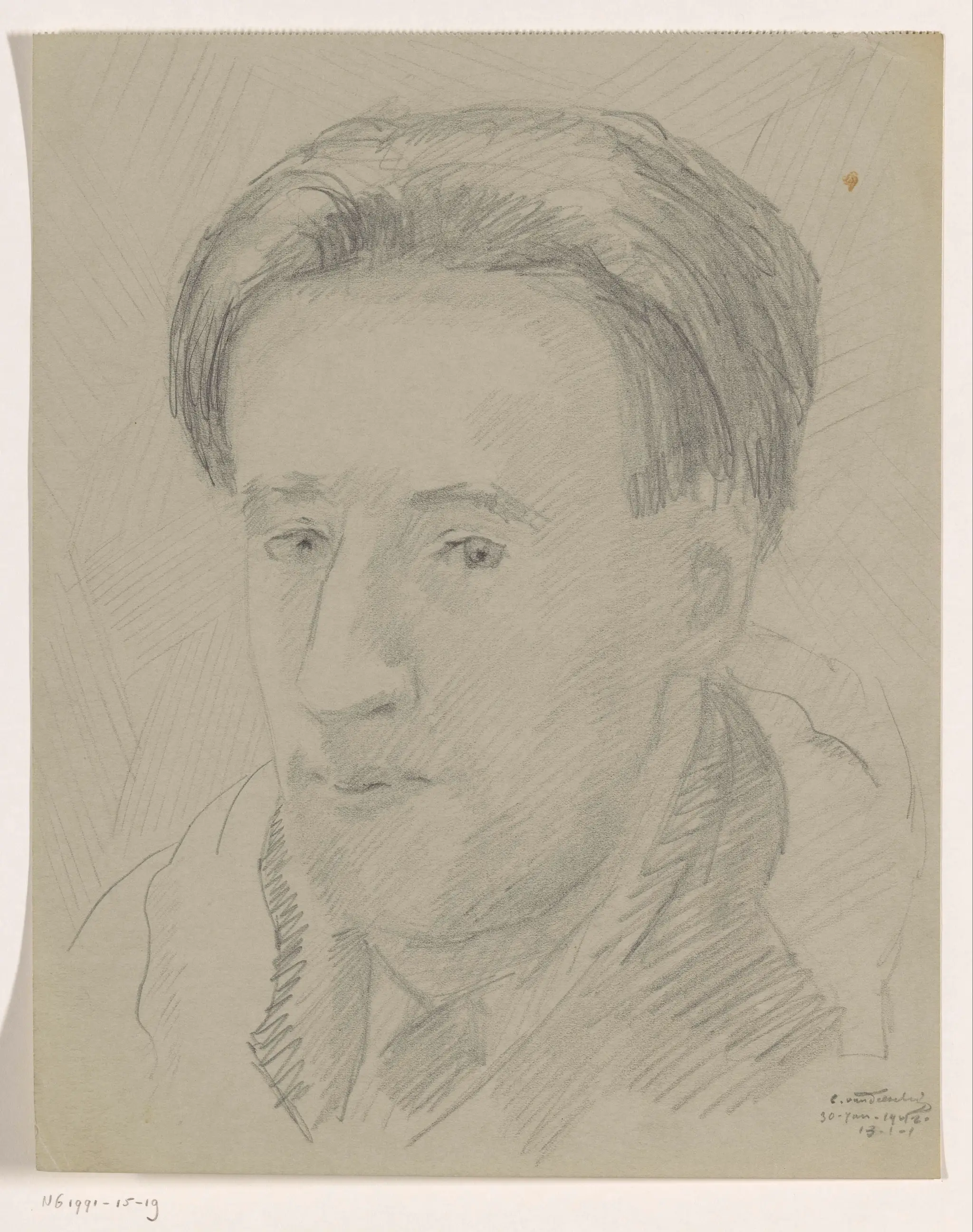 Zelfportretten van Cor van Teeseling by Cor van Teeseling