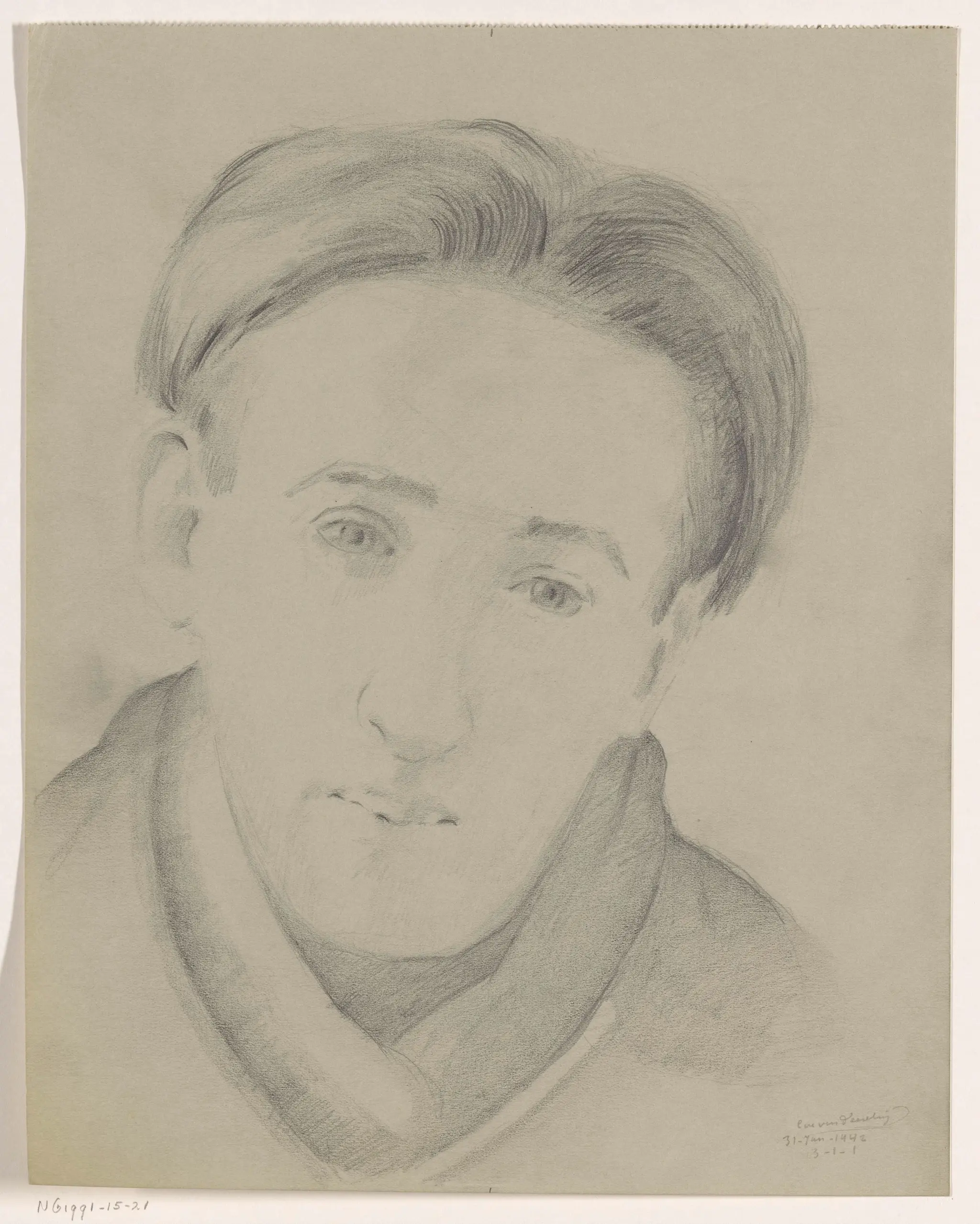 Zelfportretten van Cor van Teeseling by Cor van Teeseling
