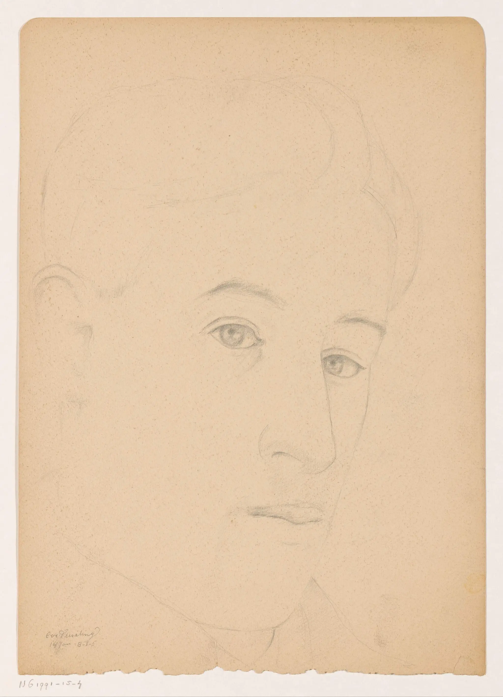 Zelfportretten van Cor van Teeseling by Cor van Teeseling